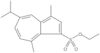 Ethyl 3,8-dimethyl-5-(1-methylethyl)-1-azulenesulfonate