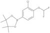 2-[3-Chloro-4-(difluoromethoxy)phenyl]-4,4,5,5-tetramethyl-1,3,2-dioxaborolane