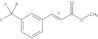 Methyl (2E)-3-[3-(trifluoromethyl)phenyl]-2-propenoate