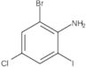 2-Bromo-4-chloro-6-iodobenzenamine