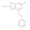 1H-Benzimidazole, 6-bromo-2-methyl-4-(phenylmethoxy)-