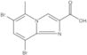 6,8-Dibromo-5-methylimidazo[1,2-a]pyridine-2-carboxylic acid