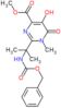 1,6-dihydro-5-hydroxy-1-methyl-2-[1-methyl-1-[[(phenylmethoxy)carbonyl]amino]ethyl]-6-oxo-4-Pyrimidinecarboxylic acid methyl ester
