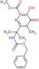 Methyl 1,6-dihydro-5-hydroxy-1-methyl-2-[1-methyl-1-[[(phenylmethoxy)carbonyl]amino]ethyl]-6-oxo...