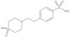 4-[2-(1,1-Dioxido-4-thiomorpholinyl)ethyl]benzenesulfonamide