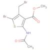 3-Thiophenecarboxylic acid,2-(acetylamino)-5-bromo-4-(bromomethyl)-, methyl ester