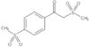 2-(Methylsulfonyl)-1-[4-(methylsulfonyl)phenyl]ethanone