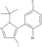 5-(2-Bromo-5-fluorophenyl)-1-(1,1-dimethylethyl)-4-iodo-1H-pyrazole