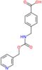 4-({[(pyridin-3-ylmethoxy)carbonyl]amino}methyl)benzoic acid