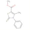 5-Thiazolecarboxylic acid, 2,3-dihydro-4-methyl-3-phenyl-2-thioxo-,methyl ester