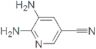 3-Piridinocarbonitrilo,5,6-diamino-(9CI)