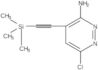 6-Chloro-4-[2-(trimethylsilyl)ethynyl]-3-pyridazinamine