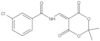 3-Chloro-N-[(2,2-dimethyl-4,6-dioxo-1,3-dioxan-5-ylidene)methyl]benzamide