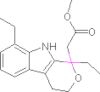 Methyl 1,8-diethyl-1,3,4,9-tetrahydropyrano[3,4-b]indole-1-acetate