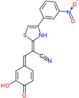 (2E,3E)-3-(3-hydroxy-4-oxocyclohexa-2,5-dien-1-ylidene)-2-[4-(3-nitrophenyl)-1,3-thiazol-2(3H)-y...