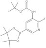 1,1-Dimethylethyl N-[2-fluoro-5-(4,4,5,5-tetramethyl-1,3,2-dioxaborolan-2-yl)-3-pyridinyl]carbamate