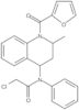 2-Chloro-N-[1-(2-furanylcarbonyl)-1,2,3,4-tetrahydro-2-methyl-4-quinolinyl]-N-phenylacetamide