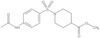 Methyl 1-[[4-(acetylamino)phenyl]sulfonyl]-4-piperidinecarboxylate