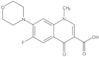 6-Fluoro-1,4-dihydro-1-methyl-7-(4-morpholinyl)-4-oxo-3-quinolinecarboxylic acid