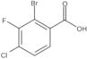 2-Bromo-4-chloro-3-fluorobenzoic acid