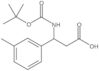 β-[[(1,1-Dimethylethoxy)carbonyl]amino]-3-methylbenzenepropanoic acid