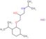 1-{[5-methyl-2-(propan-2-yl)cyclohexyl]oxy}-3-(propan-2-ylamino)propan-2-ol hydrochloride (1:1)