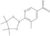 3-Methyl-5-nitro-2-(4,4,5,5-tetramethyl-1,3,2-dioxaborolan-2-yl)pyridine