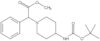 Methyl 4-[[(1,1-dimethylethoxy)carbonyl]amino]-α-phenyl-1-piperidineacetate