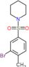 1-[(3-bromo-4-methylphenyl)sulfonyl]piperidine