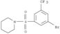 1-[[3-Bromo-5-(trifluoromethyl)phenyl]sulfonyl]piperidine