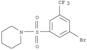 Piperidine,1-[[3-bromo-5-(trifluoromethyl)phenyl]sulfonyl]-