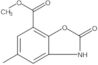 Methyl 2,3-dihydro-5-methyl-2-oxo-7-benzoxazolecarboxylate