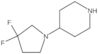 4-(3,3-Difluoro-1-pyrrolidinyl)piperidine