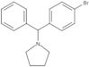 1-[(4-Bromophenyl)phenylmethyl]pyrrolidine