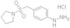 Pyrrolidine, 1-[[(4-hydrazinylphenyl)methyl]sulfonyl]-, hydrochloride (1:1)