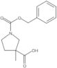 1-(Phenylmethyl) 3-methyl-1,3-pyrrolidinedicarboxylate