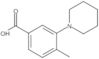 4-Methyl-3-(1-piperidinyl)benzoic acid