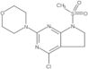 4-Chloro-6,7-dihydro-7-(methylsulfonyl)-2-(4-morpholinyl)-5H-pyrrolo[2,3-d]pyrimidine