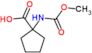 1-[(Methoxycarbonyl)amino]cyclopentanecarboxylic acid