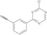 3-(4-Chloro-1,3,5-triazin-2-yl)benzonitrile