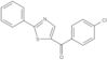 (4-Chlorophenyl)(2-phenyl-5-thiazolyl)methanone