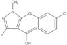 5-(3-Chlorophenoxy)-1,3-dimethyl-1H-pyrazole-4-carboxylic acid