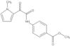 Methyl 4-[[2-(1-methyl-1H-pyrrol-2-yl)-2-oxoacetyl]amino]benzoate