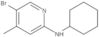 5-Bromo-N-cyclohexyl-4-methyl-2-pyridinamine