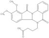 Isoindolo[2,1-a]quinazoline-6(5H)-butanoic acid, 6a,11-dihydro-9,10-dimethoxy-5,11-dioxo-