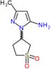 1-(1,1-dioxidotetrahydrothiophen-3-yl)-3-methyl-1H-pyrazol-5-amine
