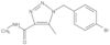 1-[(4-Bromophenyl)methyl]-N,5-dimethyl-1H-1,2,3-triazole-4-carboxamide