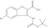 5-Bromo-3-[[(1,1-dimethylethoxy)carbonyl]amino]-2-benzofurancarboxylic acid