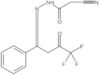 2-Cyanoacetic acid 2-(4,4,4-trifluoro-3-oxo-1-phenylbutylidene)hydrazide