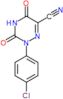 2-(4-chlorphenyl)-3,5-dioxo-2,3,4,5-tetrahydro-1,2,4-triazin-6-carbonitril